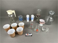 Pyrex Mugs, Glass Jar, Cups