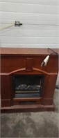 Small Electric Fireplace. 35.5" W x  39" H.
