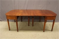 ANTIQUE 2 PC. SECTIONAL DR TABLE: