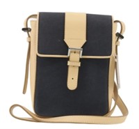 Burberry Black & Tan Shoulder Bag