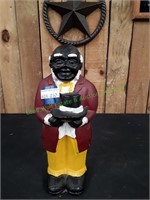 11" Uncle Moses Butler Cast Iron Still Coin Bank