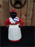 10.5" Aunt Jemima Cast Iron Still Coin Bank