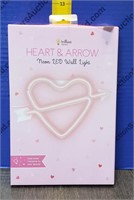 Heart & Arrow Neon Light