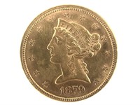 1879 $5 Gold Half Eagle