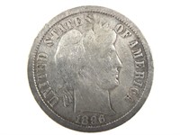 1896-S Barber Dime