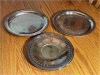3 Serving Platters (Incl. Reed & Barton, Webster