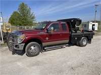 Lot 191. 2014 Ford F350 W/ Bale Bed (feeder Sold