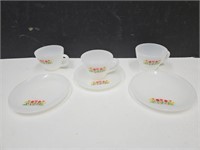 1950's Fire King/Atlas Cups & Saucers