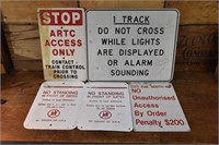 Rail Sign Lot