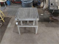 24" x 24" roller table