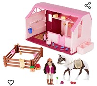 Horse & Stable Set - Pink