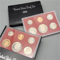 1980 & 82 UNITED STATES PROOF SETS