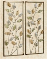 MORNING LUSTER WALL PANEL SET OF 2 $58