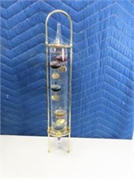 Glass 15" Hanging BubbleFloating Thermometer