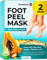 Sunatoria Foot Peel Mask with Collagen