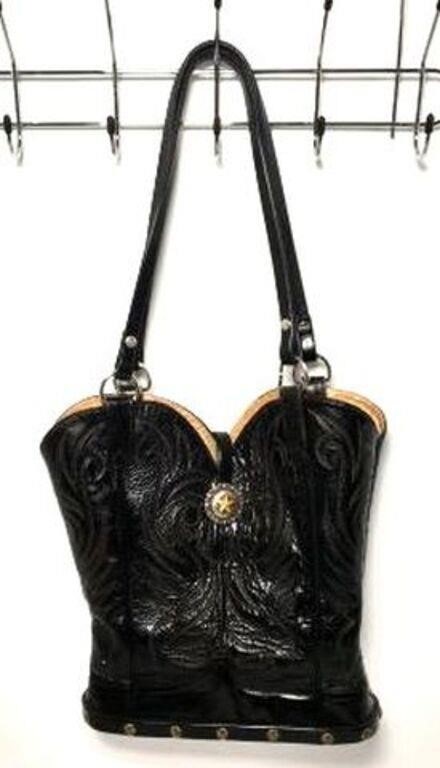 Leather Purse From Cowboy Boots