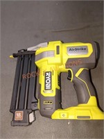 RYOBI 18V 18ga brad nailer, tool Only