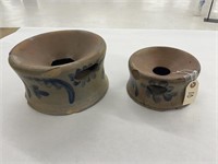 (2) Stoneware Spittoons