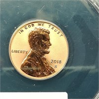 2018 S PENNY 1C RP70 DCAM ANACS