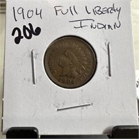 1904 INDIAN HEAD PENNY CENT