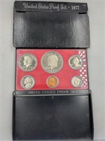 1977 US Mint proof set coins