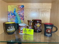 GROUP OF COFFEE MUGS FROM BUSH GARDENS AND MYRTLE