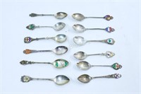 Sterling Silver w Markings Collector Spoons