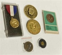 Medals & Coin: 1970 TM Society, Marathons & More