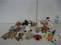 TY BEANIE BABIES-CATS & OTHER ANIMALS