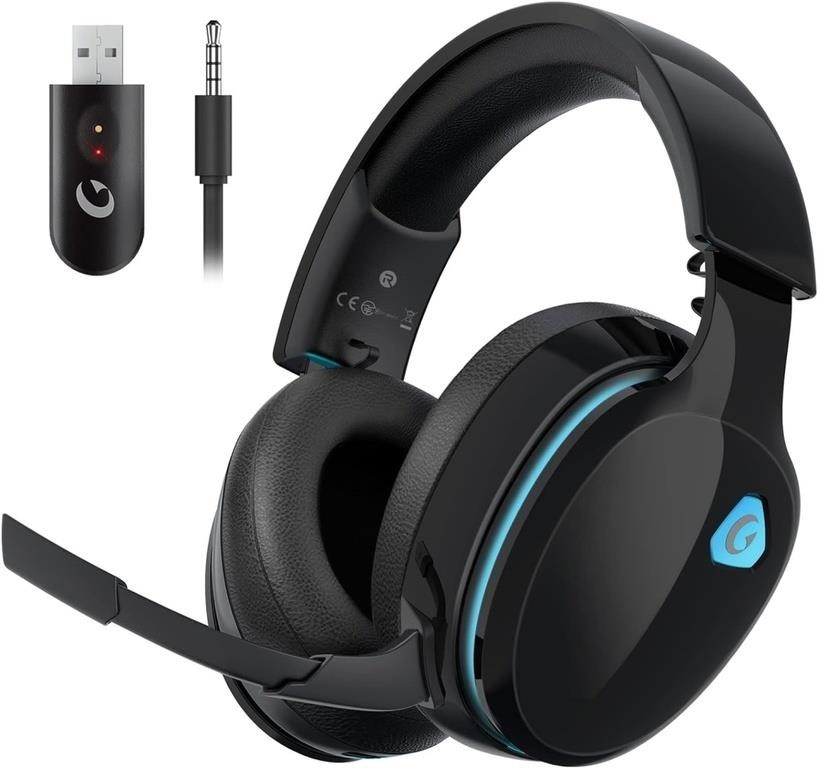 $60 Gtheos Wireless Gaming Headphones 2.4GHz for