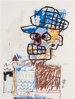 Litho on Paper Signed Jean-Michel Basquiat 117/250