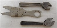 lot of 3 wrenches Elgin, Pullman & other