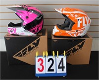 TWO(2) FLY RACING ADULT XS HELMETS