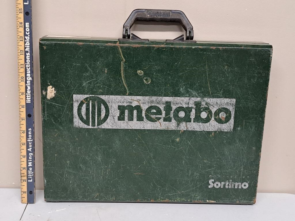 METABO SORTINO Metal Case w Contents