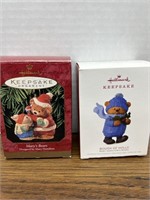 2 Hallmark Mary’s Bears Christmas Ornaments