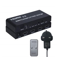 HDMI 2.0 Switcher Splitter 2x2 Toslink Audio Extra