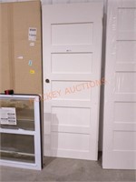 30" x 80" slab door with panels