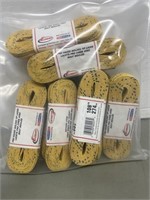 Eleven pairs of hockey skate laces. 108” and