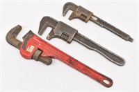 14" Heavy Duty Pipe Wrench, 2 Vintage Pipe Wrench