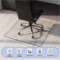 NeuType Glass Chair Mat 36X36