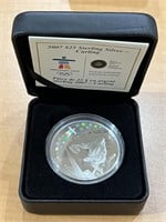 2007 Cdn $25 Vancouver 2010 Curling Coin