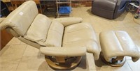 Swivel Recliner with foot stool