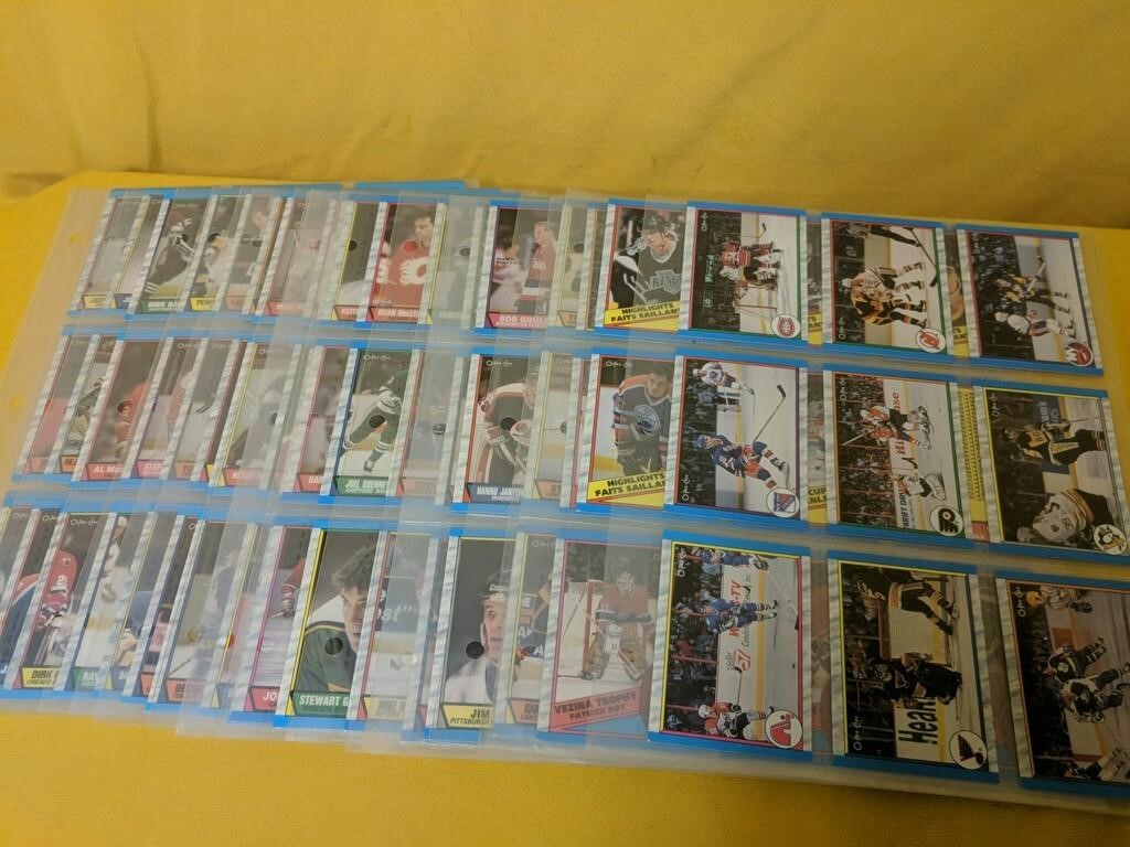 20 pages of Hockey cards