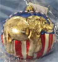 CHRISTOPHER RADKO PATRIOTIC ORNAMENT