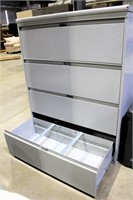 2 Gray File Cabinets
