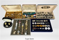 Men's Jewelry- Cufflinks, Tie Bars, Pins, Medals