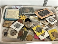 Lot of Tokens, Foreign Coins, etc.