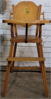 Child size high chair 19.5" × 19.5" × 39.5" H