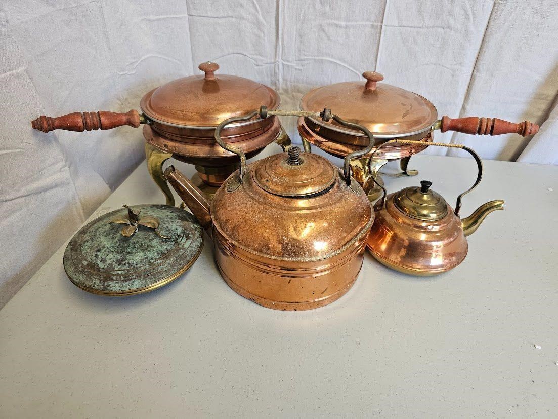 copper dishware