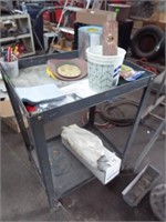 ROLL CART AND CONTENTS
